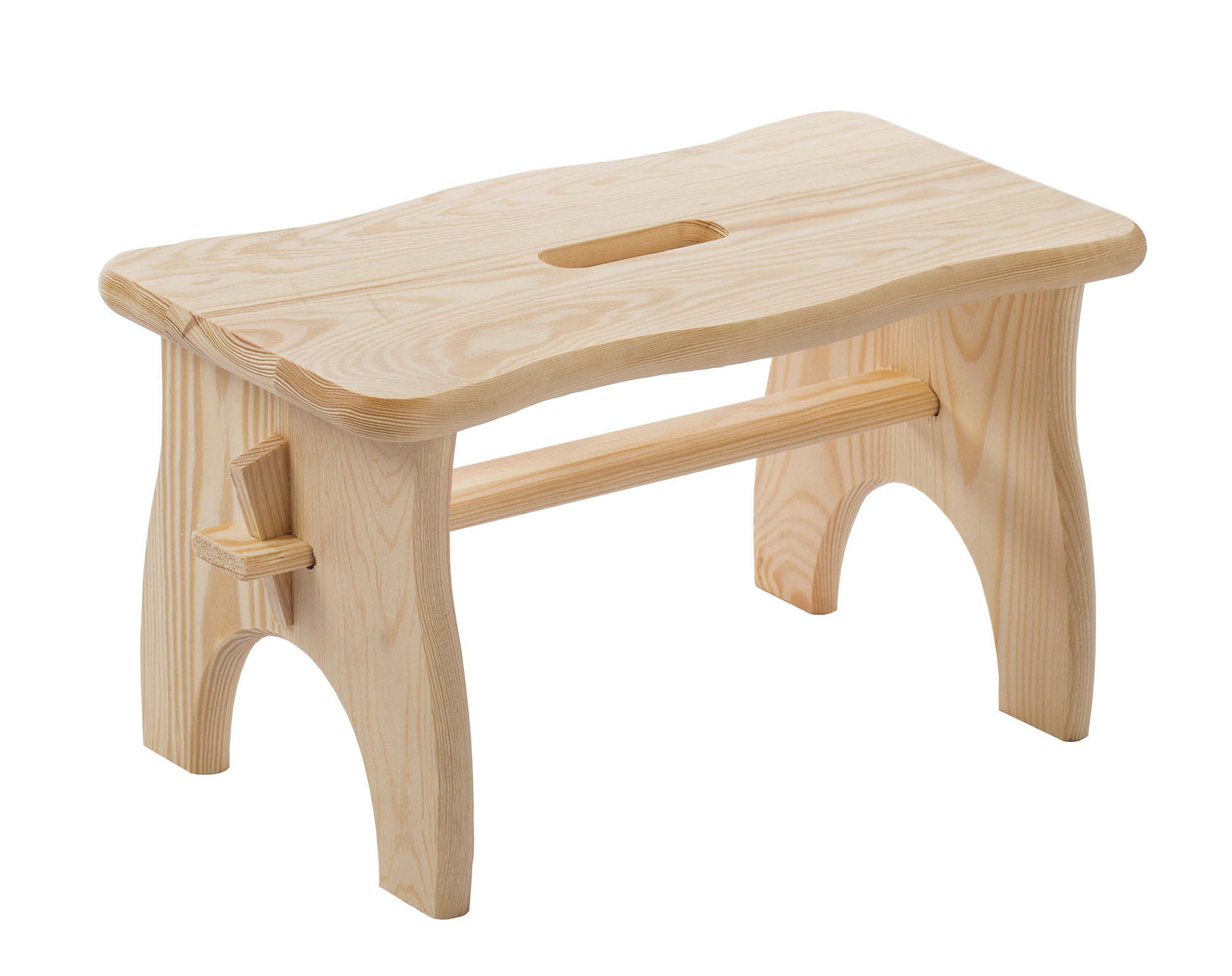 Repose-Pieds en Pin Massif 21x38,5x19cm - ASTIGARRAGA